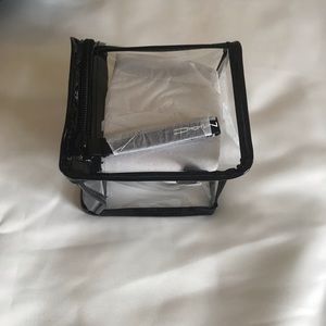 Mac cosmetics makeup bag/clear cube New